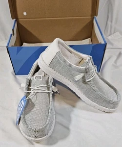 Neu im Karton! Hey Dude Wally Stretch Sox Herrenschuhe - Stone White US 11 COMFORT! - Bild 1 von 10