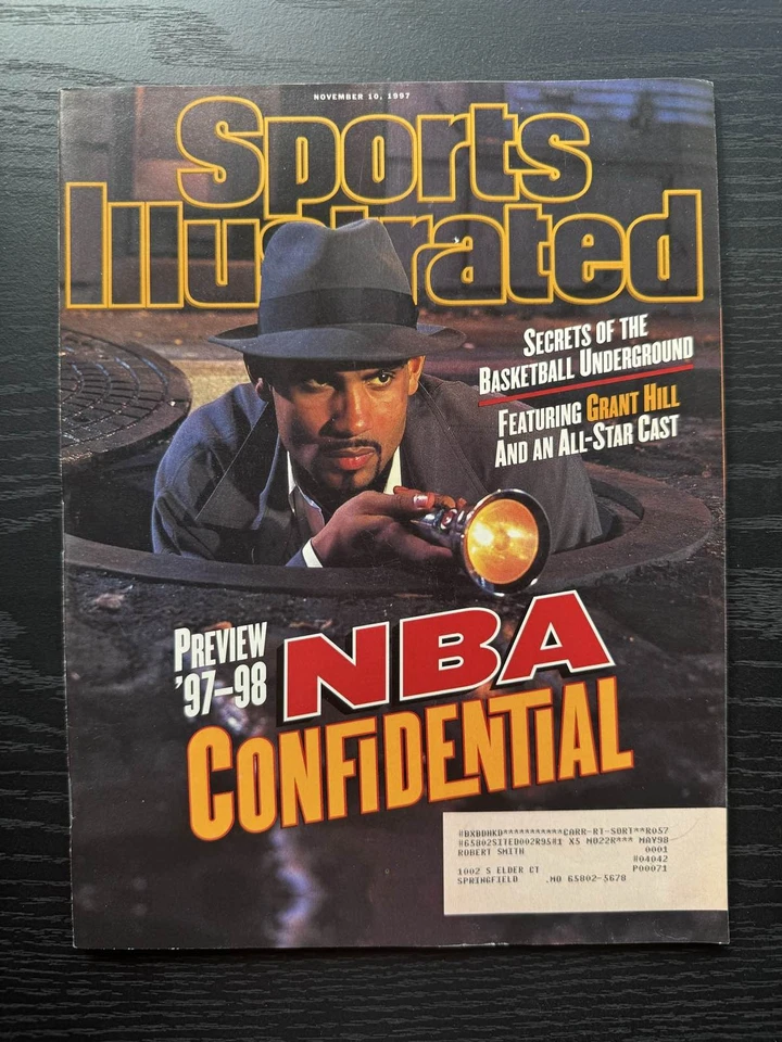 Sports Illustrated 10 de noviembre de 1997 Grant Hill NBA Confidencial Foto 1 de 1