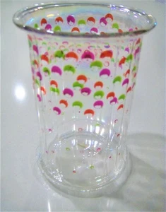 Clear Glass Confetti Vase, FREE SHIPPING - Picture 1 of 12