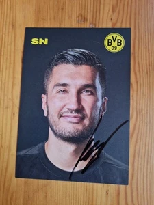 BVB AUTOGRAMMKARTE NURI SAHIN AKTUELLE SAISON 24/25 ORIGINAL SIGNIERT - Bild 1 von 2