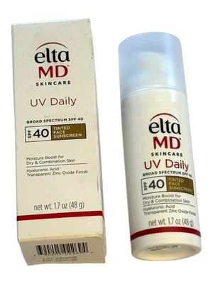 Elta MD UV  Daily Tinted Face Sunscreen 1.7oz - Broad Spectrum SPF 40 - Ex: 7/26 - Image 1 of 4