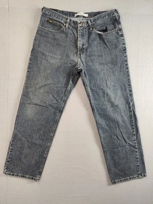 Lee Men Jean 36x29 Blue Gray Medium Wash Denim Straight Leg Regular Fit - Image 1 of 4