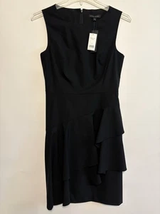 Banana Republic Gr. 6 kleines schwarzes Kleid Etui leichte Wolle Neu mit Etikett Neu Karriere - Bild 1 von 7