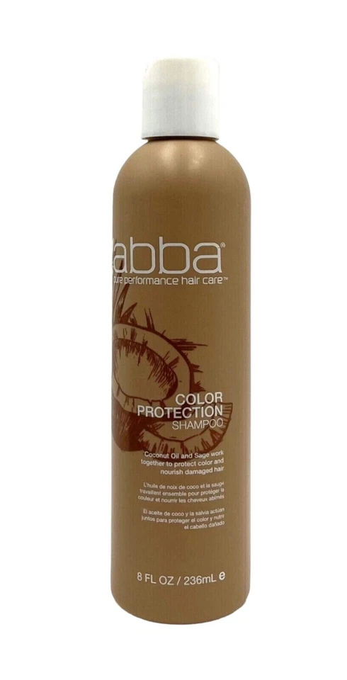 Abba Hair Care Color Protection Shampoo Coconut Oil & Sage - Damaged Hair 8 oz - Image 1 of 1