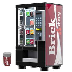 Cherry Cola Soda Vending Machine made using LEGO parts - Picture 1 of 2