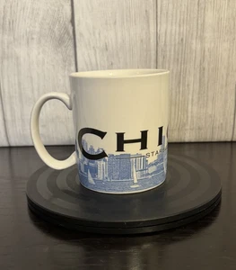 Vintage Tazza caffè Starbucks Chicago Barista The Windy City serie Skyline 2002 - Foto 1 di 7