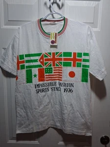 Vintage Single Stitch Impossible Fashion Unique T-Shirt Size Medium - Bild 1 von 7