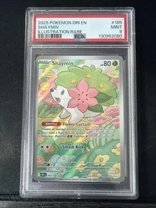 PSA 9 Shaymin 185/182 Pokemon  Destined Rivals Illustration Rare 2025 MINT - Picture 1 of 2
