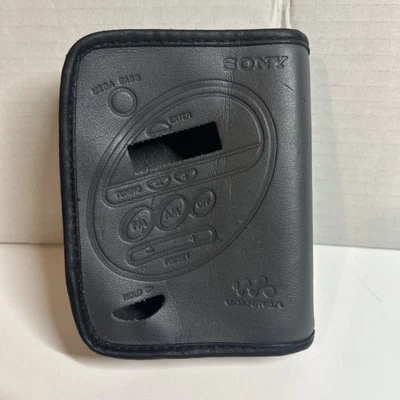 Funda de cuero sintético vintage para reproductor de casete Sony Walkman WM271 Foto 1 de 4