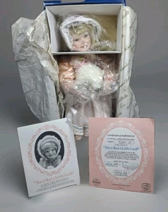 Muñeca Ashton-Drake Mary Had a Little Lamb Knowles Fine China 1988 sin usar, en caja certificado de autenticidad - Imagen 1 de 11