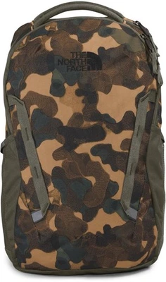 Mochila para portátil The North Face Vault utilitaria marrón camuflaje impresión de textura. Foto 1 de 4