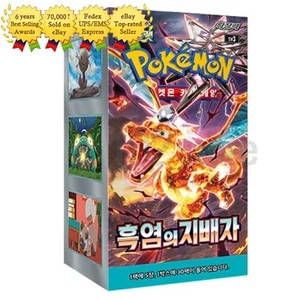 Pokemon Karte Scharlachroter & Violetter Herrscher der Schwarzen Flamme 4 Booster Box sv3 Koreanisch - Bild 1 von 2