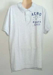 Herren Aeropostale bestickt Fußball Trikot Polo Shirt Neu mit Etikett #1960 - Bild 1 von 1