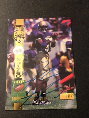 1994 Signature Rookies Authentic Signatures /7750 John Thierry Rookie Auto RC - Image 1 of 2