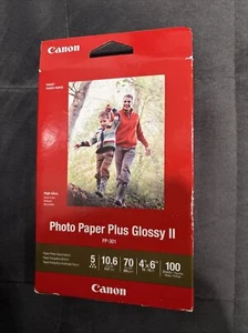 Canon Fotopapier Plus Glossy II (PP-301) 10,6 Mil, 4 x 6 100 Blatt - Bild 1 von 2