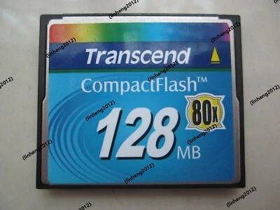 Transcend 128mb  80X Compact Flash CF Memory Card - Image 1 of 4