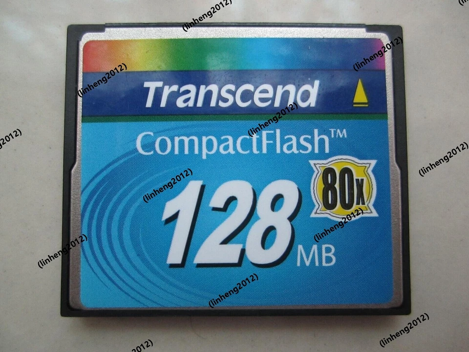 Transcend 128mb  80X Compact Flash CF Memory Card - Image 1 of 4