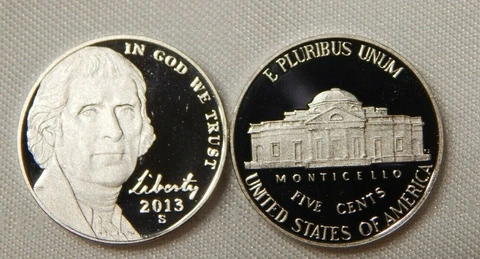 2013 S JEFFERSON NICKEL PROOF ROLL (40 PCS) Cover