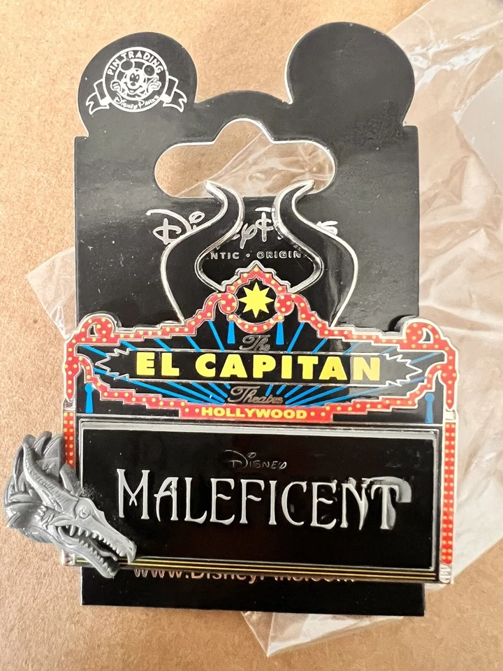 Prendedor DSF DSSH Bella Durmiente Maléfica Dragón El Capitán Carpa LE Disney Foto 1 de 2
