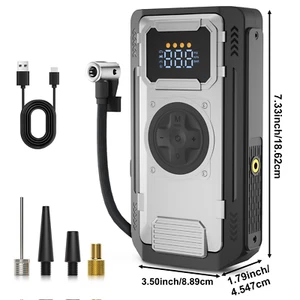 6000A Auto Starthilfe Powerbank Booster Batterie mit Luftpumpe Kompressor KFZ DE - Bild 1 von 6
