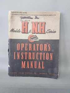 CUMMINS Modelle H & NH Serie Bedienungsanleitung 1948 - Nr. 6304 - Bild 1 von 9