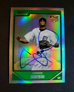Cameron Maybin signiert 2007 Bowman Chrome REFRACTOR RC PSA/DNA Garantie Autogramm! - Bild 1 von 1