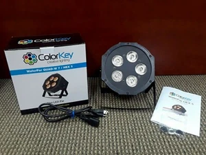 Colorkey WaferPar HEX 5 MKII high-output 6-in-1-color (RGBAW-UV) LED wash - Picture 1 of 3