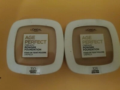 L'Oreal Paris Age Perfect Creamy Powde Foundation Compact 325  & 310 Beige Combo - Image 1 of 4