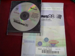 MICROSOFT WINDOWS 98 FULL ENGLISH VERSION OPERATING SYSTEM MS WIN =NEW= - Picture 1 of 4
