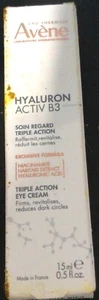 Avène Hyaluron Activ B3 Triple Action Eye Cream - 0.5 fl oz Exp.07/26 (F2) - Picture 1 of 3