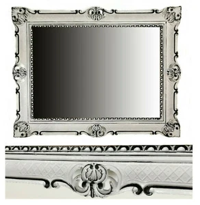 Miroir Mur Baroque Blanc Noir Dual Couleur Antique Baroque Rococo 90x70 Cm - Imagen 1 de 170