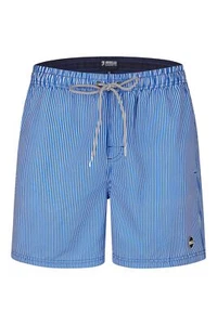 HAPPY SHORTS Herren Badeshorts Strandshort Blau Streifen S - XXL - Picture 1 of 4