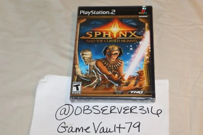 Sphinx and the Cursed Mummy (Sony PlayStation 2, 2003) PS2 NEW SEALED - Image 1 of 4