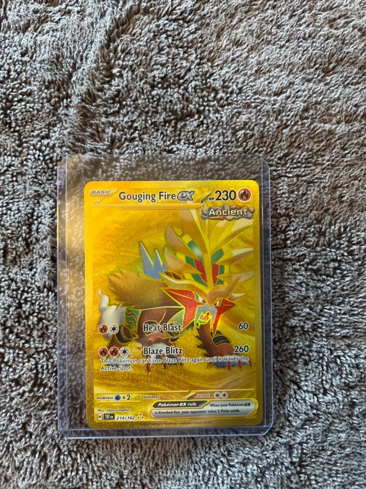 Gouging Fire ex 214/162 Sv05: Temporal Forces Holo - Image 1 of 1