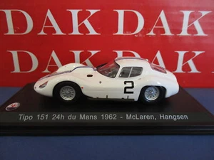 Die cast 1/43 Modellino Auto Maserati Tipo 151-1 N2 24H Le Mans 1962 McLaren - Foto 1 di 4