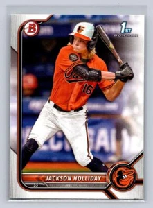 2022 Bowman Draft #BD-168 Jackson Holliday (RC) -1ST Bowman Paper-Orioles - Bild 1 von 2