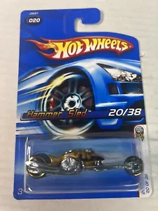 Hot Wheels 2006 First Editions Hammer Sled #020 20/38 Gold Black Diecast - Picture 1 of 8