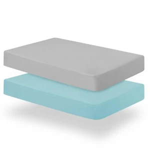 Pack N Play Sheets Fitted 2 Pack Portable Playard/Mini Crib Sheets Soft 38"x26" - Picture 1 of 6