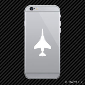 (2x) F-4 Phantom Cell Phone Sticker Mobile F4 jet plane military air force rhino