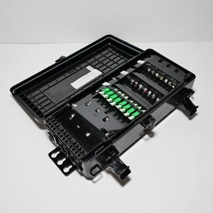 Aerial Fiber Distribution Node Loaded 8 Way LC/APC Black Box (ASN-B-P08-1X8-ALC) - Picture 1 of 8