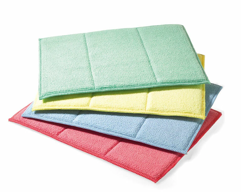 Spültuch 17 x 23 cm 4er Pack in den Farben rot-gelb-grün-blau - Bild 1 von 1