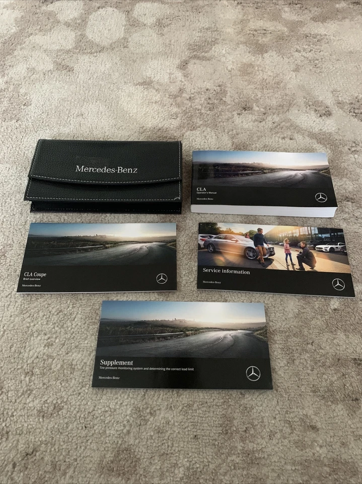 Mercedes Benz Clase CLA CLA250 2020 cupé manual del propietario con estuche OEM envío gratuito Foto 1 de 1