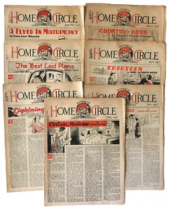 1937 Home Circle Magazines Woman Fashion Household Food Health Fiction Vintage - Imagen 1 de 10