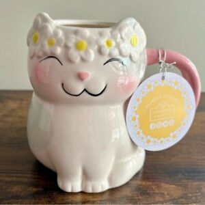 10 Strawberry Street | Calico Cat Daisy Crown Mug