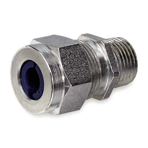 HUBBELL WIRING DEVICE-KELLEMS SHC1034ZP Connector,Steel 5D933 - Picture 1 of 2