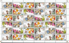 Tajikistan 2020 MNH** Mi.881x zd Bee Keeping Bienen Delivery folded sheet