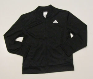 NWT YOUTH ADIDAS Black Bomber Jacket Full Zip Sz XL 18/20 - Picture 1 of 4
