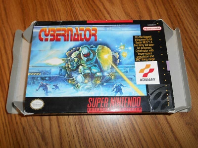 Cybernator (Super Nintendo Entertainment System SNES 1993) BOX ONLY - NO GAME - Image 1 of 4