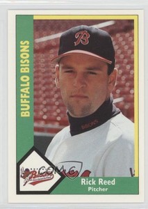 1990 CMC AAA Buffalo Bisons Green Backs Rick Reed #8