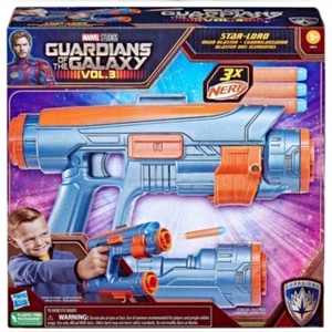Nerf Marvel Studios Guardians of the Galaxy Vol. 3 Star-Lord Quad Blaster Spielzeug - Bild 1 von 3